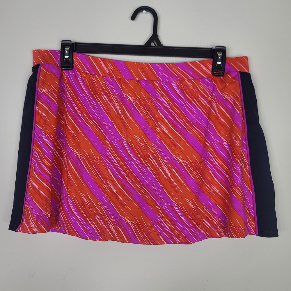 Tail Activewear XXL Skort Plus Size Vibrant Abstract Print Tennis Golf Navy Pink
